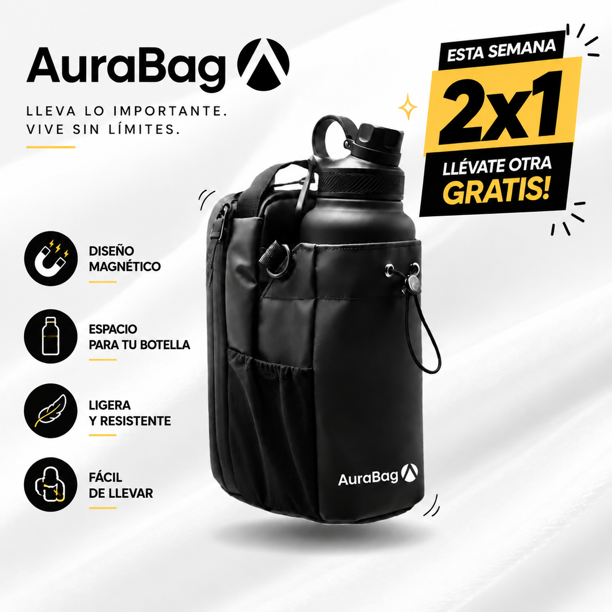 Mochila Magnética Compacta (OFERTA 2X1)
